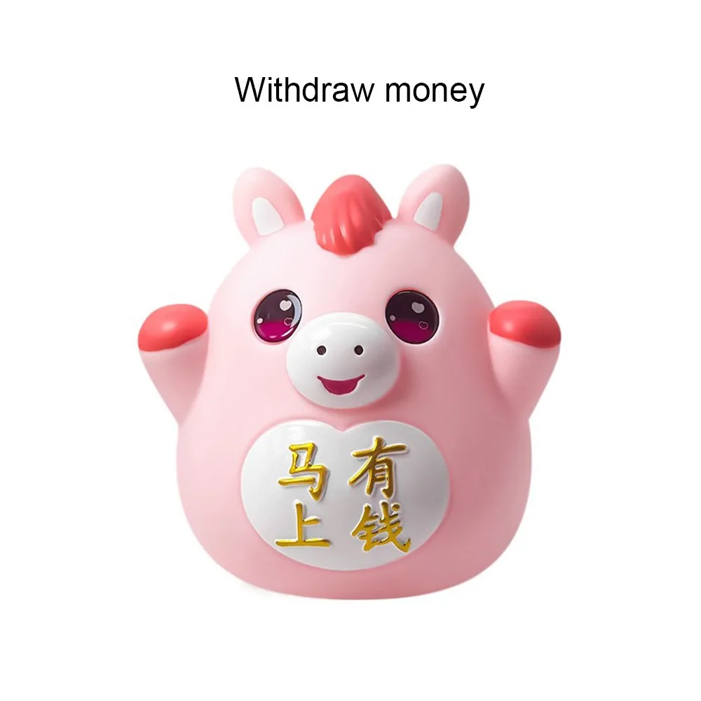 

Storage Organizer Cartoon Piggy Bank Anti-Fall Vinyl Money Box Cute Kawaii Coin Storage Box Children's Gift