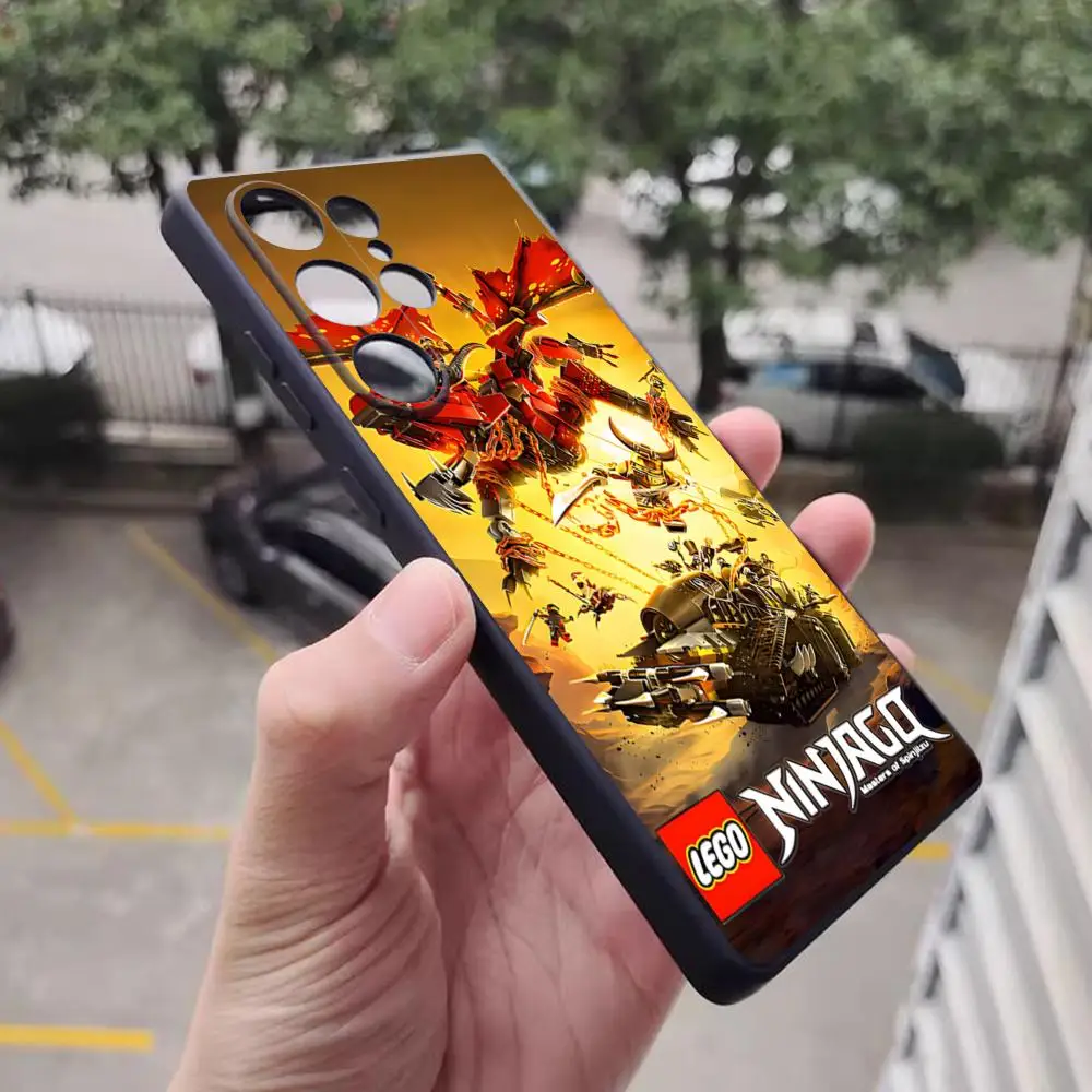Чехол для телефона L-Lego N-Ninjago для Samsung S25 Ultra S24 S23 S22 S21 S20 Plus Fe Galaxy A54 A53 A34 A25 A16 A14 Cover