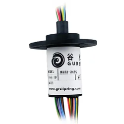 WX22-24PS Miniature slip ring rotating conductive ring outer diameter 22mm 24-way 2A cap-type slip ring