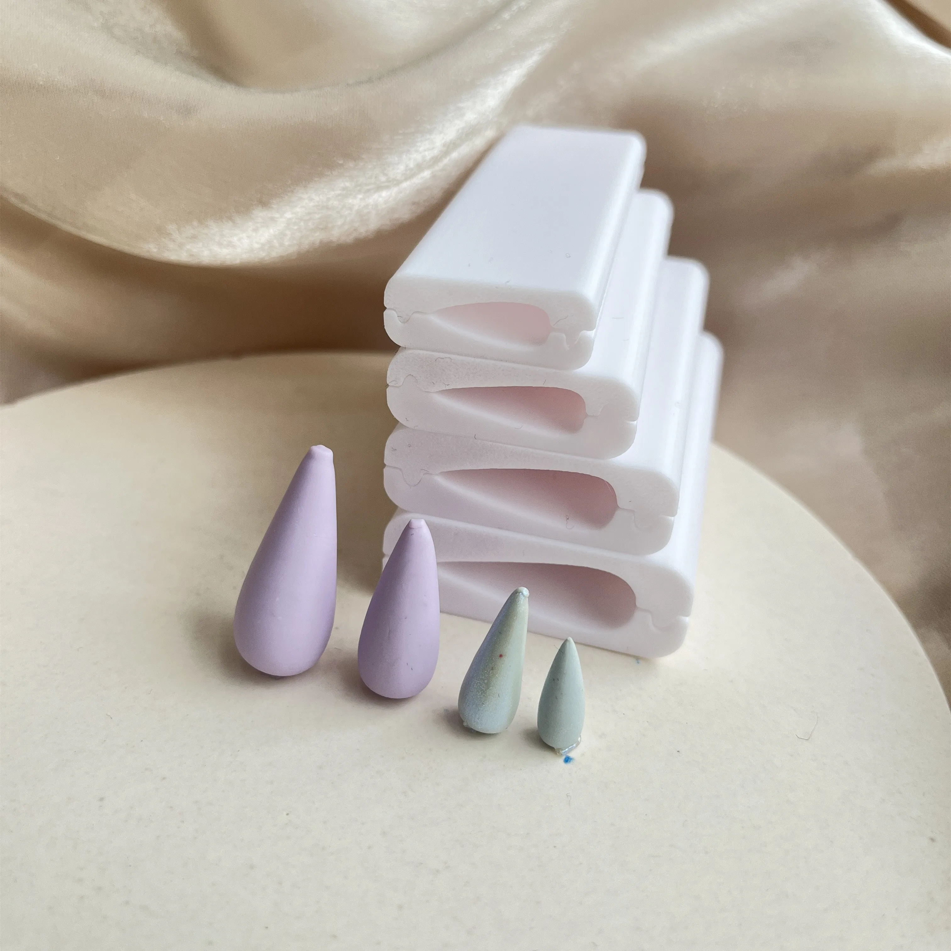 Polymer Clay Ohrring Schneiden Form DIY Kreative Schmuck Anhänger Dekoration Herstellung Werkzeug Runde Kugel Ton Keramik Handgemachte Form – Detail 1