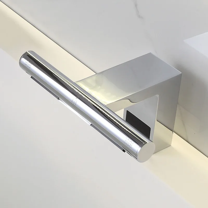 2-in-1 hand dryer, automatic induction faucet, air washing and drying integrated faucet into the wall