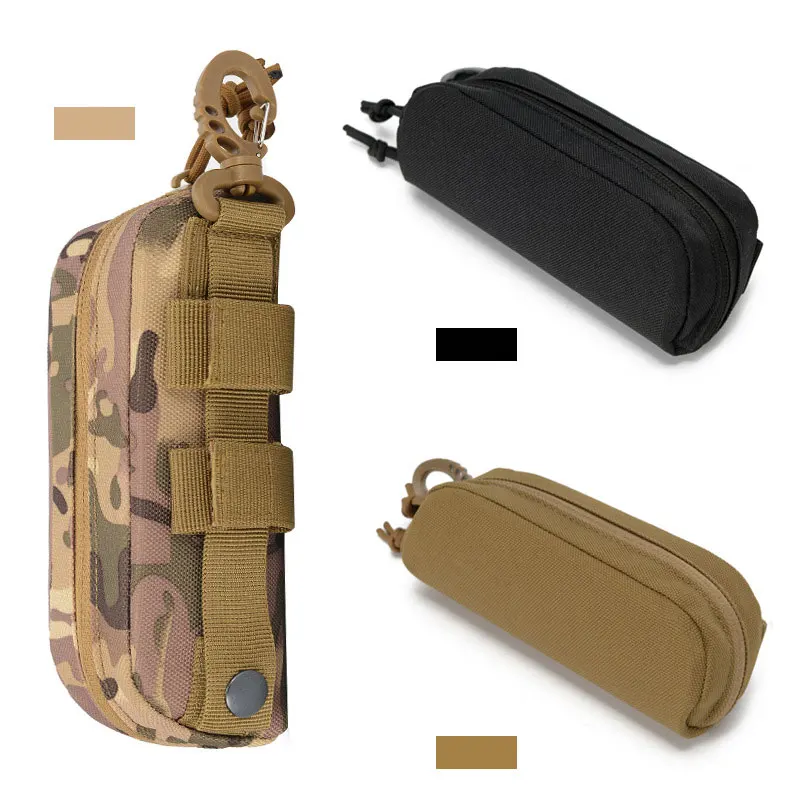 Tactical Glasses Bag Anti-Stress Portable Sunglasses Cover Protective Case Outdoor Goggles Pouch AVA207