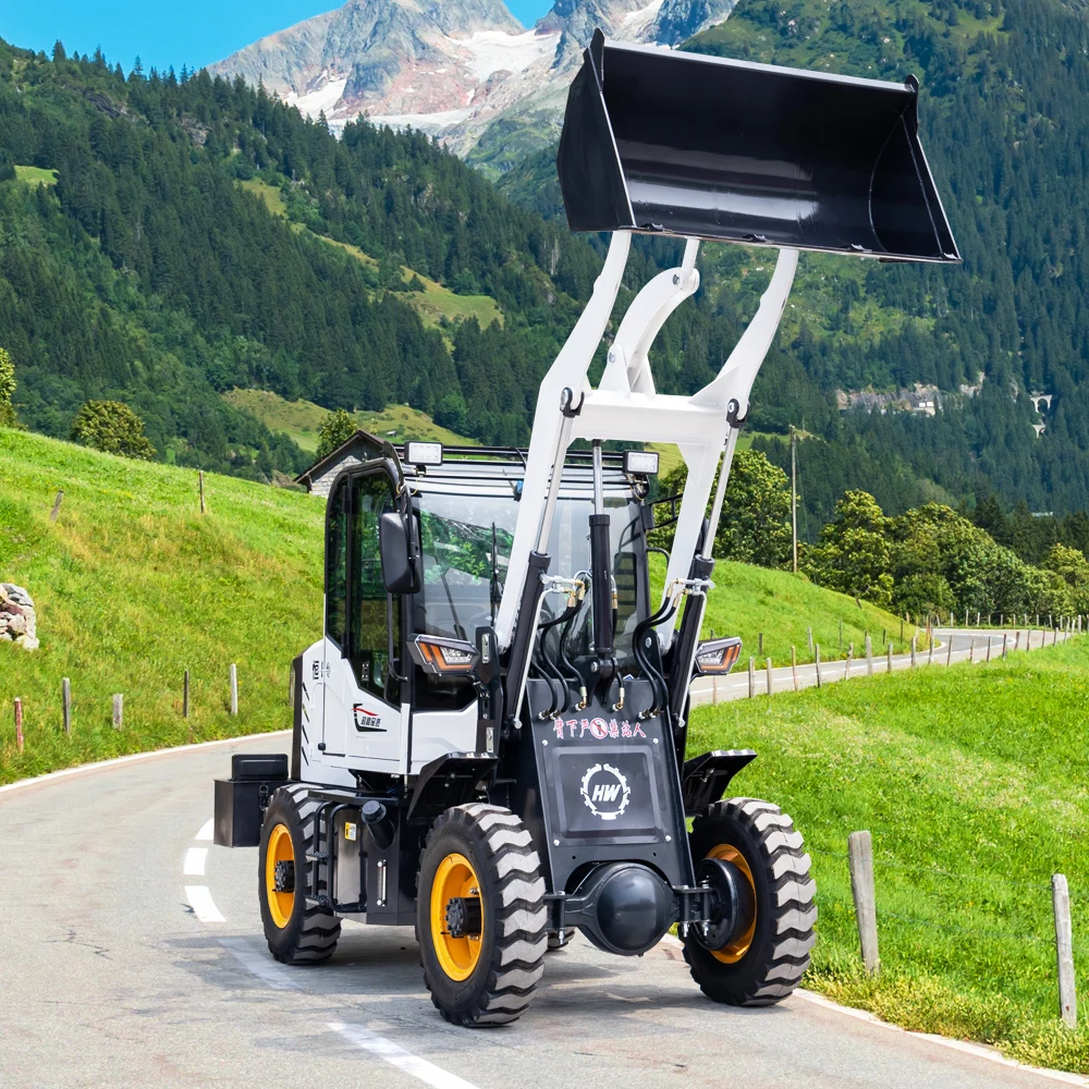 Hengwang جرافة ذات عجلات صغيرة بالجملة دعم التخصيص جرافة صغيرة صغيرة عالية الجودة قابلة للتخصيص المصنوعة في الصين