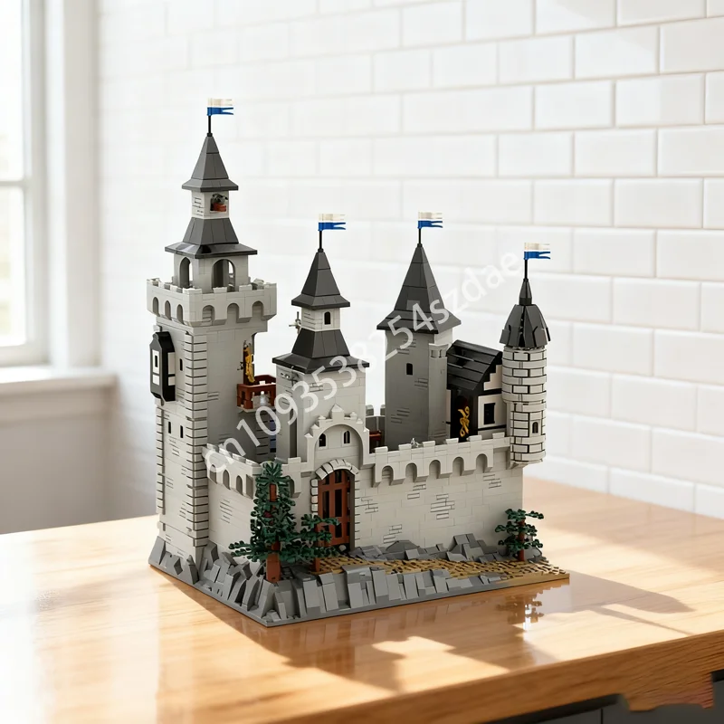 

5524 шт. MOC Черный Сокол S Eyrie Замок Модель Строительство Рождественские Подарки Блоки Игрушка Сборка DIY Образовательный Кирпич Дети День Рождения