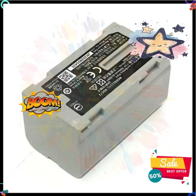SWZY BDC72 GM52/FX101 IM52/101/102  Battery for OS/ES Total Station 7.2V 5986mAh Surveying Accessories Rechargeable Batteries