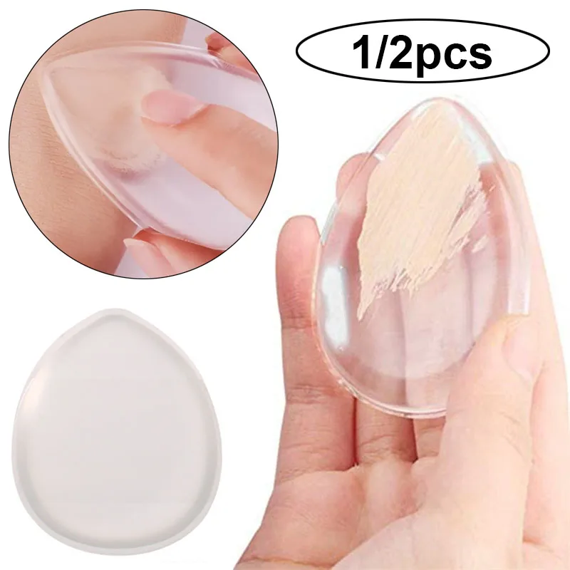 Silicone Finger Air Cushion Sponge Powder Puff Reusable Fingertip Makeup Powder Puff Liquid Foundation Concealer Makeup Puff