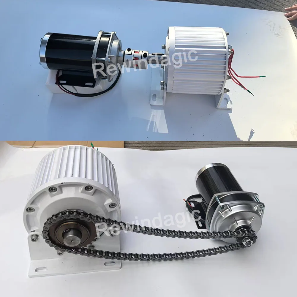 20KW Permanent Magnet Generator 48V 96V 220V 230V 380V Low Speeds Electric Power Generator With DC Motor For Home Use