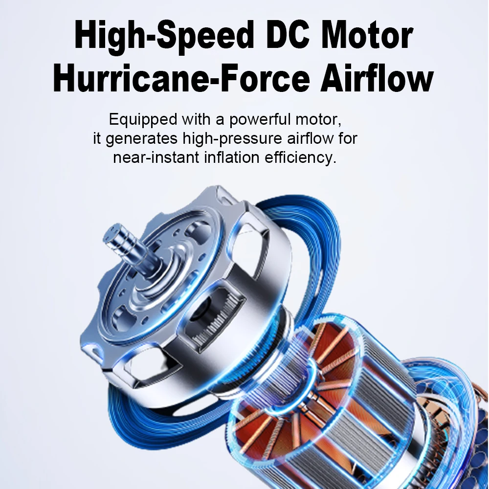 Wireless Electric Air Pump Dual-Function Inflator/Deflator Pump Outdoor Camping Air Mattresses Swim Rings Multi-Purpose Air Pump