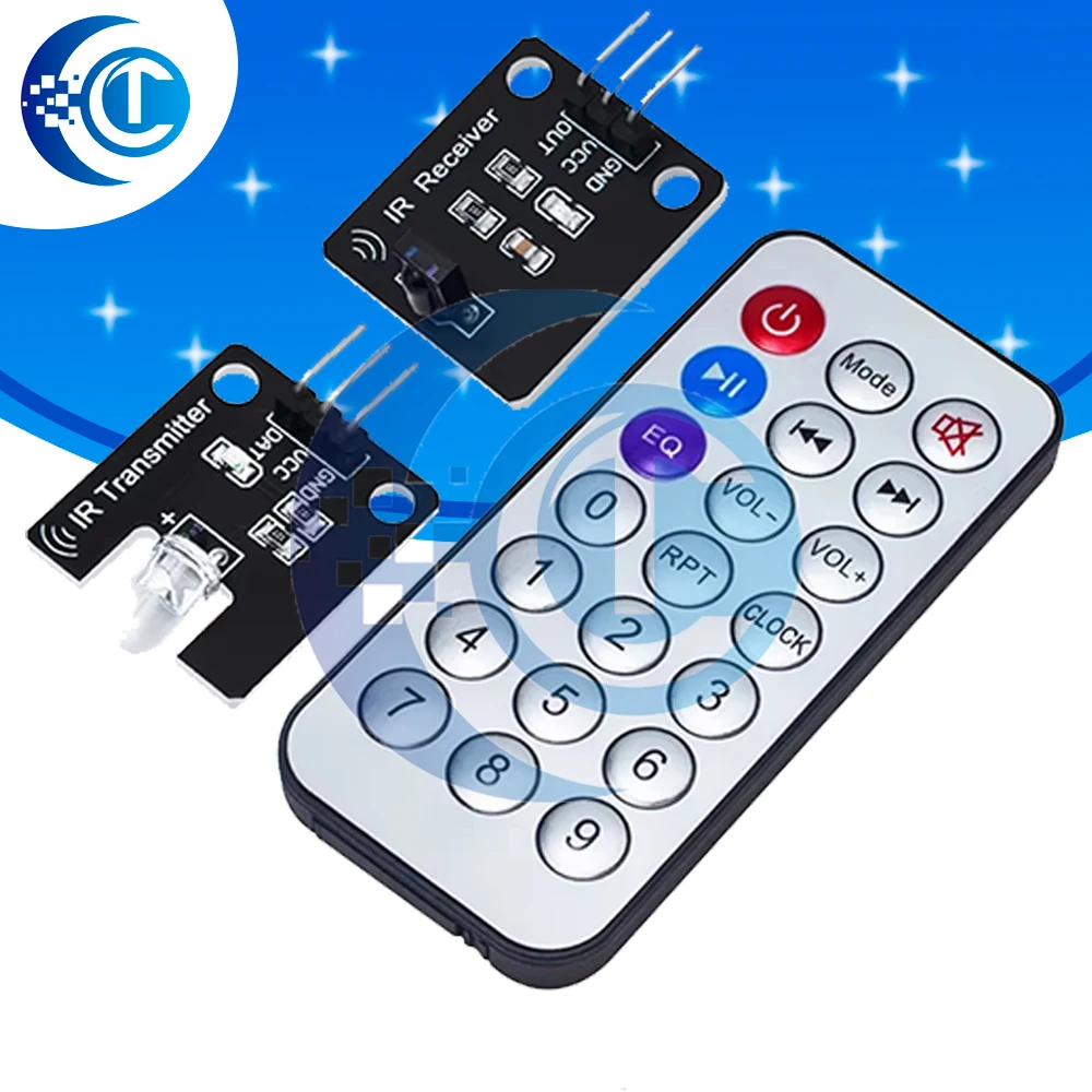 1Set IR Infrared Transmitter Module Ir Digital 38khz Infrared Receiver Sensor Module With Remote Control For Arduino