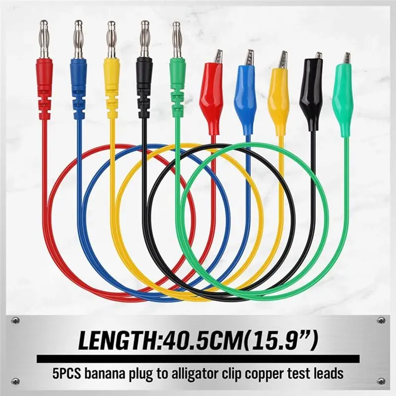 [HOT!A34R】 Back Probe Kit(22-Piece), Multimeter Back Probe Pins With Test Leads And Alligator Clips- Circuit Diagnostic Tool Set