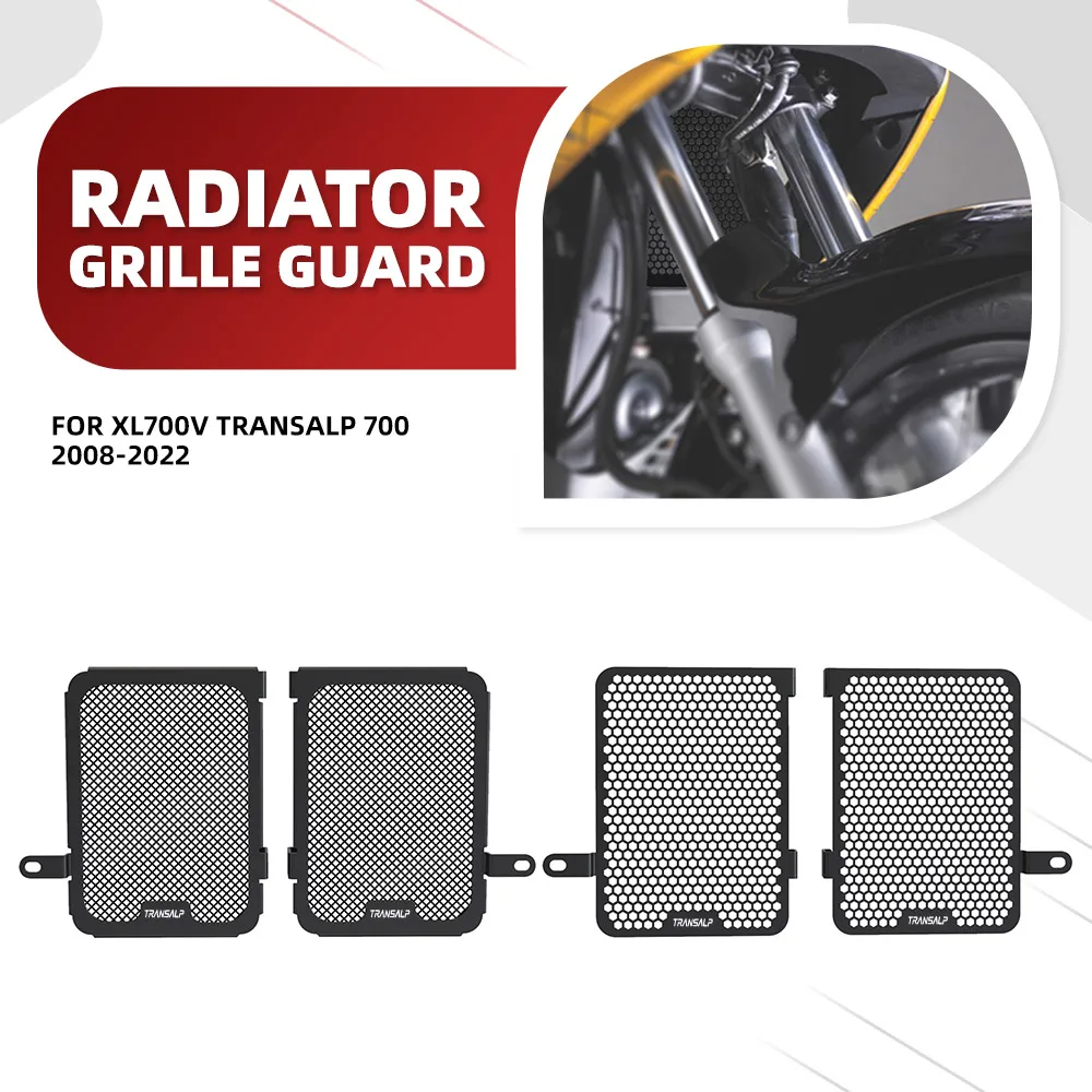 

Radiator Guard Grille Grill Cooler Cover Protection FOR Honda XL700V Transalp 700 2008-2011 2012-2013-2014-2015-2016 2017-2022