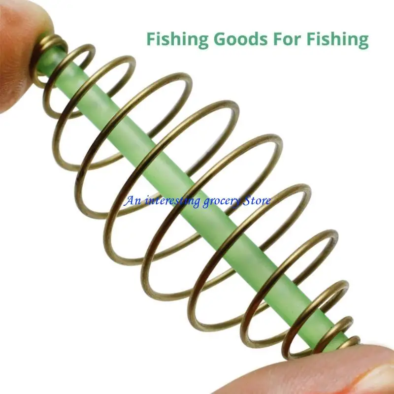 652D 10pcs Baits Thrower Feeder Saltwater Fishing Accessories Feeder Basket Fishing Spring Feeder Coil Inline Method Feeder view 4