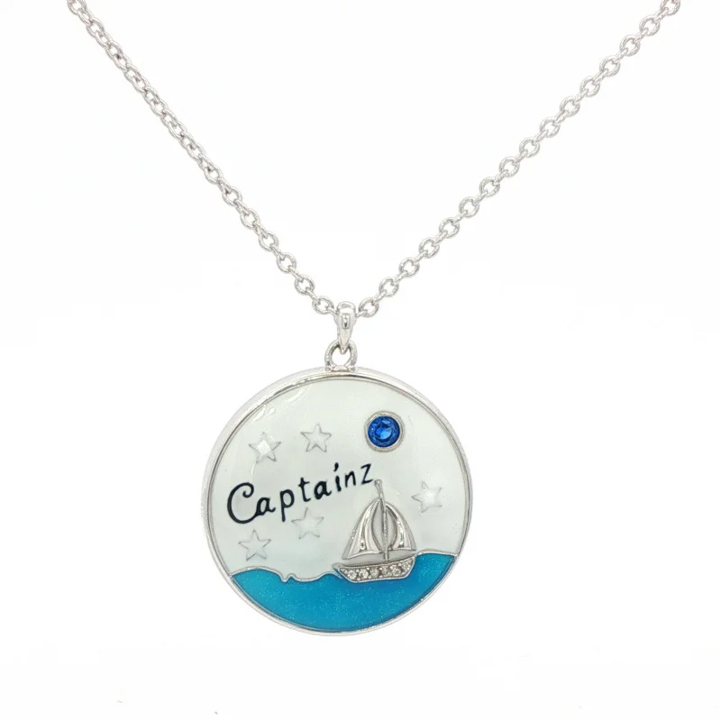 

New Nautical Enamel Pendant Necklace Fashionable Personality High-end Necklace Accessory