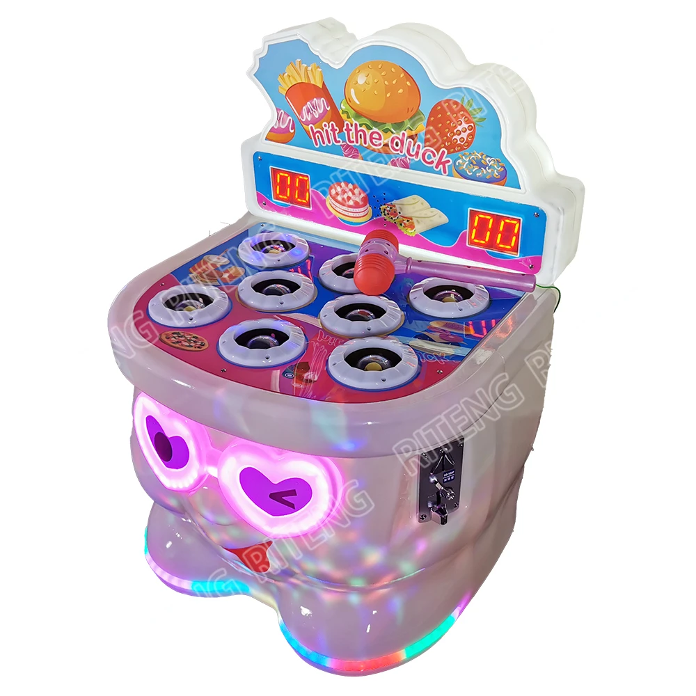 

Whack a Mole Redemption Game Machine for Kids Coin Operated Hammer Arcade with Plastic Construction