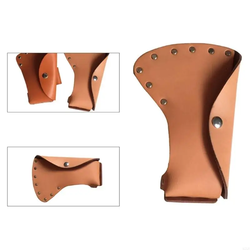57qf Rugged Leather Hatchets Cover Eleve для разведки на открытом воздухе и использования лесорубы