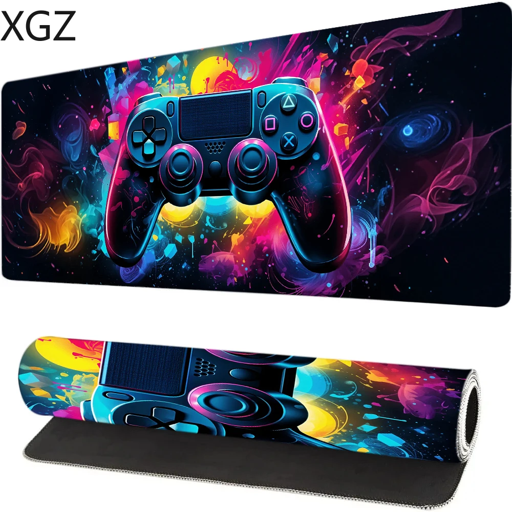 New 90X40cm game console pattern mouse pad large table mat can be cleaned and non-slip, suitable for e-sports office home