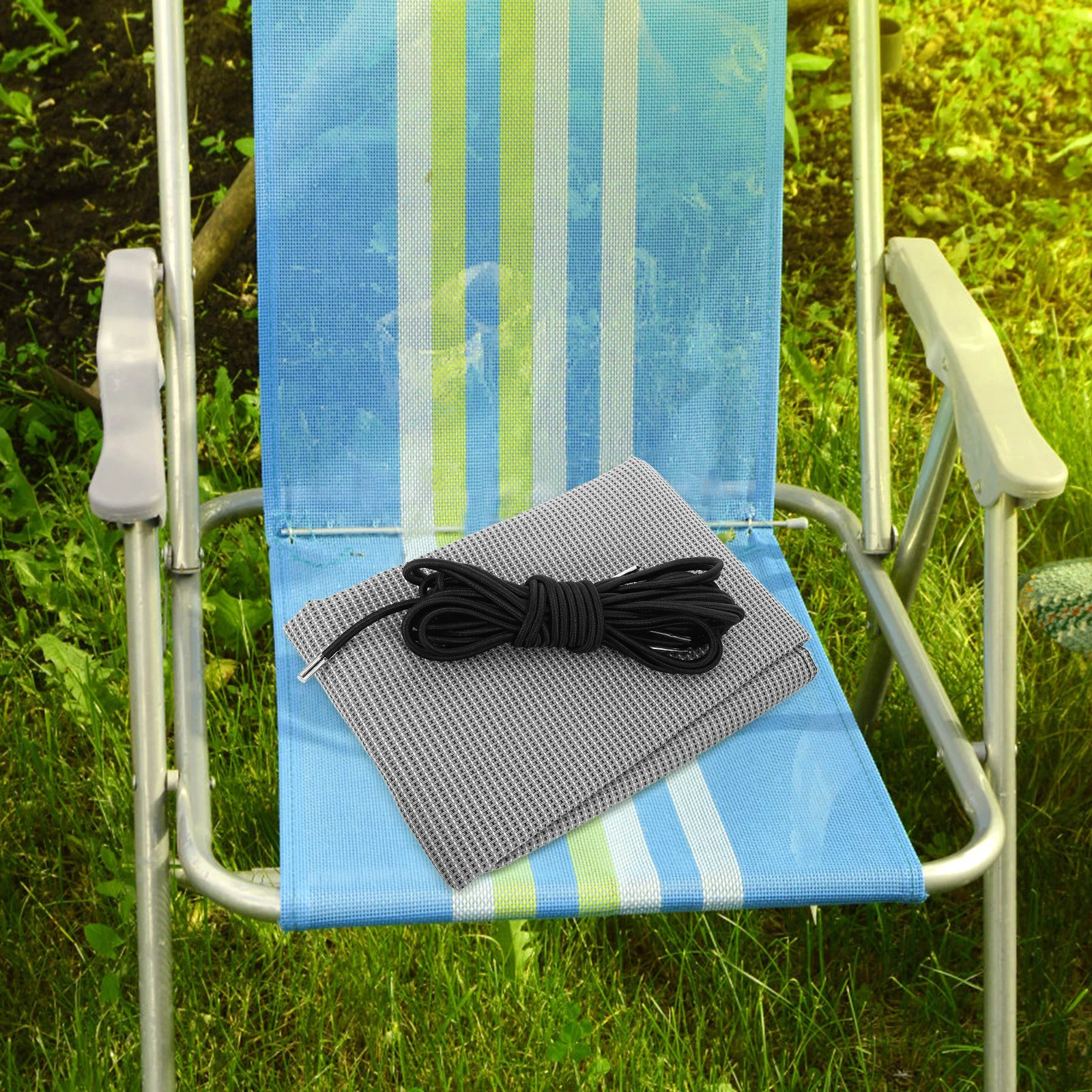 

1Set Chair Cloth Replacement Highly Breathable Suitable for Lounger Recliners Folding Beach Bungee Chairs