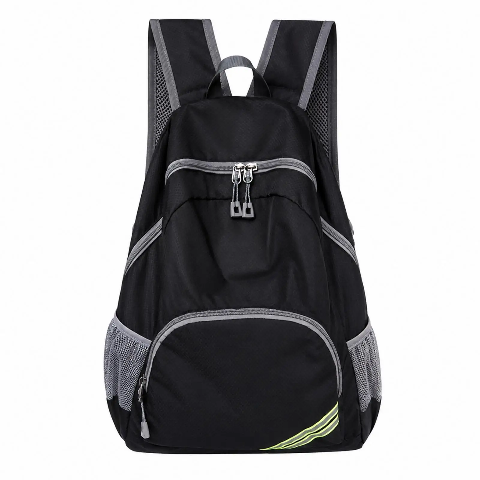 Compact Foldable Backpack for Travelers Oxford Cloth Rucksack with Cushioned Straps Ideal for School Camping and City Walks
