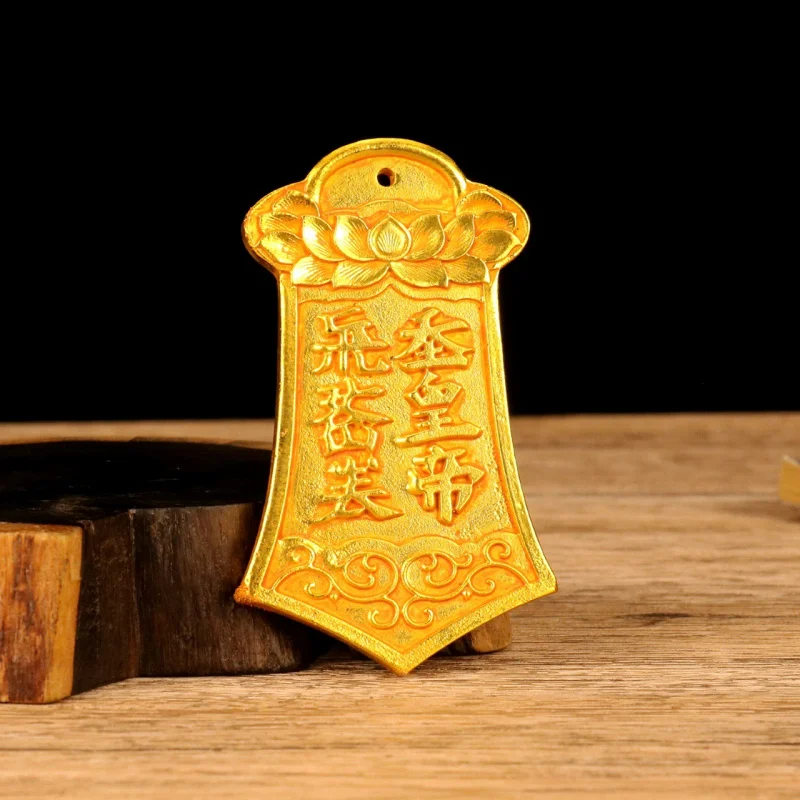 Оптовая продажа, имитация латуни, металлическая табличка, жетон, античный сплав, позолоченная медаль, императорский жетон, кулон, орнамент