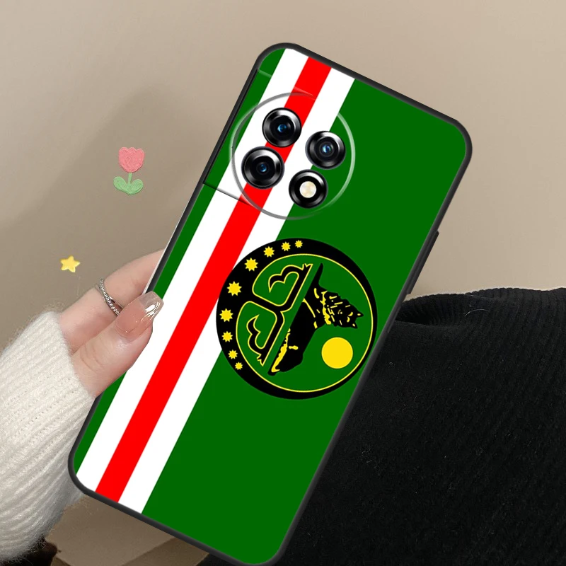 Chechen Chechnya Flag Case For OnePlus Nord 3 2T CE 2 Lite N10 N20 N30 Cover For OnePlus 11 8T 10T 9RT 8 9 10 Pro