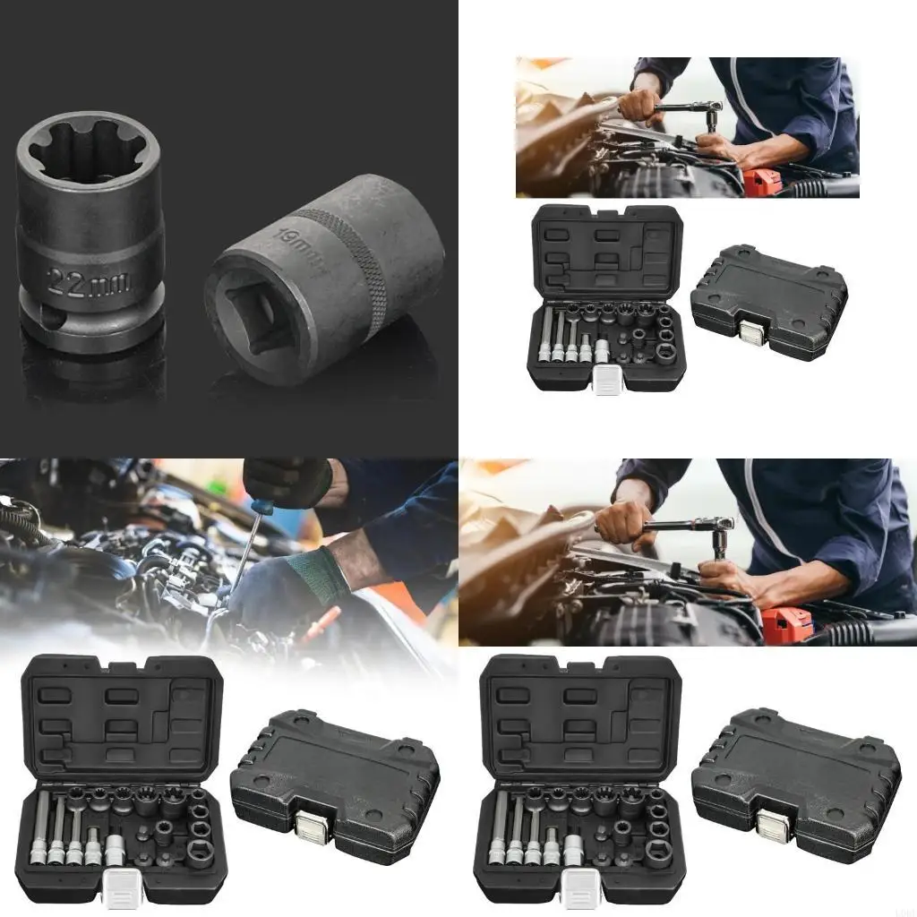   Sturdy Alloy Steel Brake Caliper and Sub Pumps Screw Removal Set Removal Sleeve for Professional Mechanics
