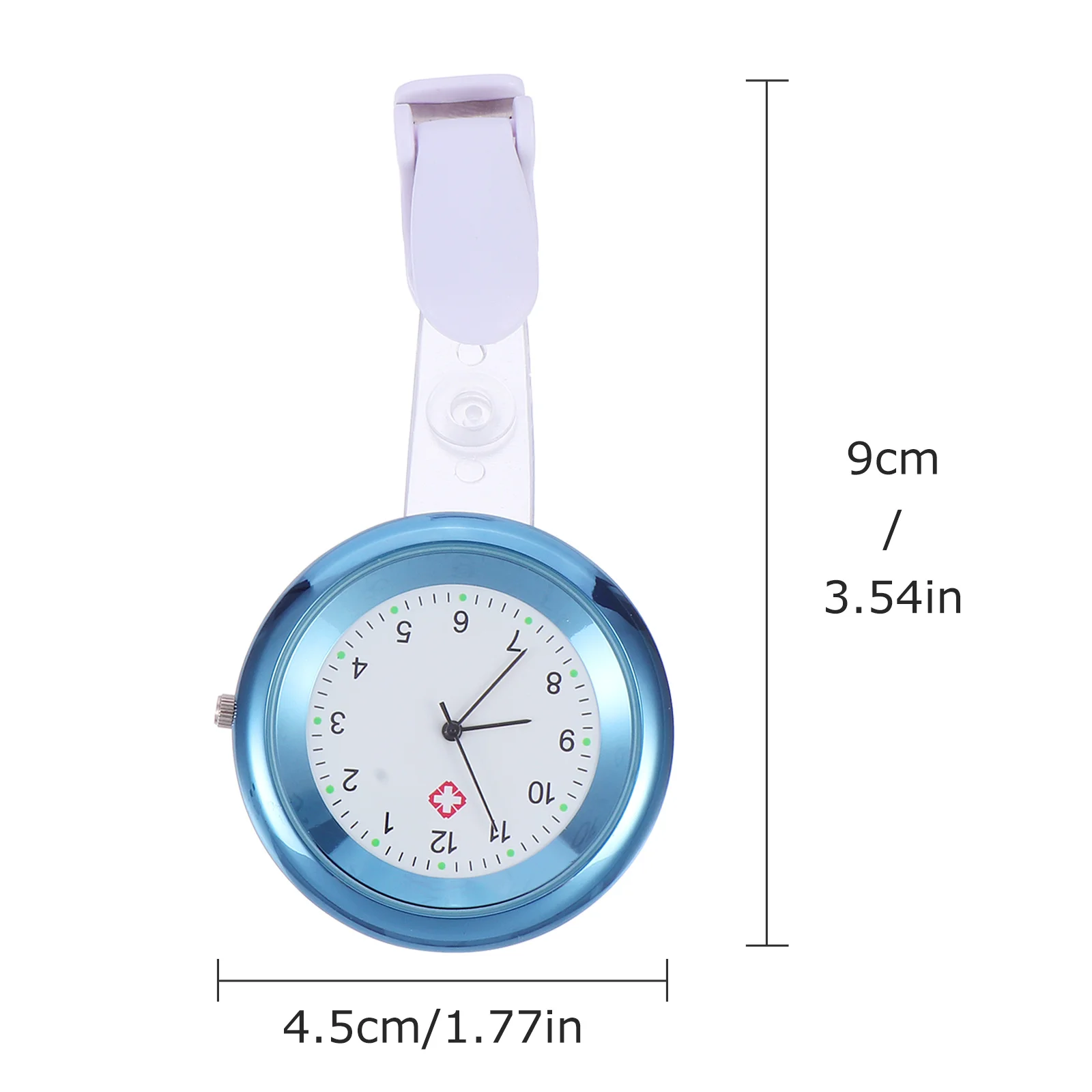 Durable Nurse Fob Watch Fashionable Medical Pocket Watch Easy to Wear Practical Gift for Nurses Doctors Long-Lasting Design