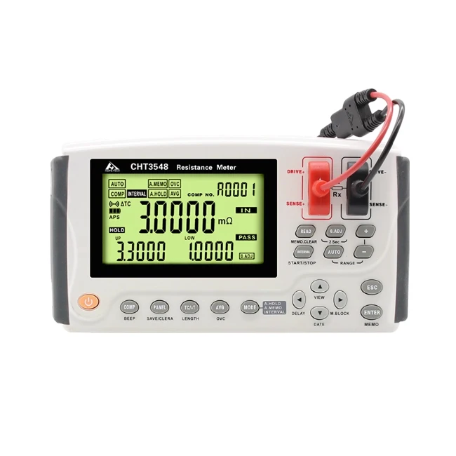 2025 Hot Sale CHT3548 Handheld DC Resistance Tester, Including Resistance Meter, Ohmmeter, Microohmmeter and Milliohmmeter