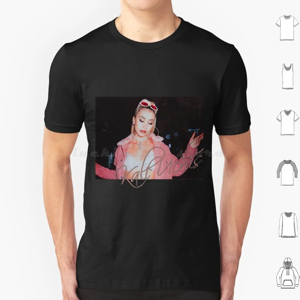 

Футболка Kali Uchis Script, большой размер, 100% хлопок, сценарий Kali Uchis