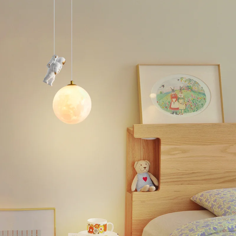 Nordic LED Wall Sconces for Kids Room, Rabbit Besr, Lâmpada de parede infantil, G9 Lâmpada, Pendant Light, Bedside, Study, Berçário, Iluminação do quarto