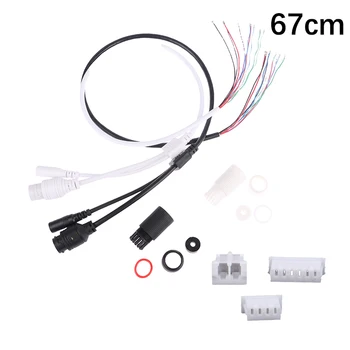 12V kabel PoE z DC Audio kamera IP RJ45 wbudowany moduł PoE do kamera IP CCTV