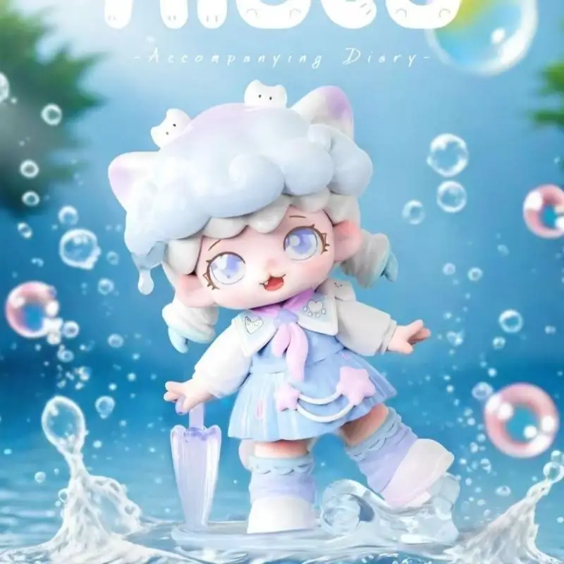 

Коллекционная фигурка QIRGION Mioco Companion: Аниме-персонаж с кошачьими ушками в стиле каваи, милый настольный декор, модный подарок для девочек, в закрытой упаковке (слепая коробка)