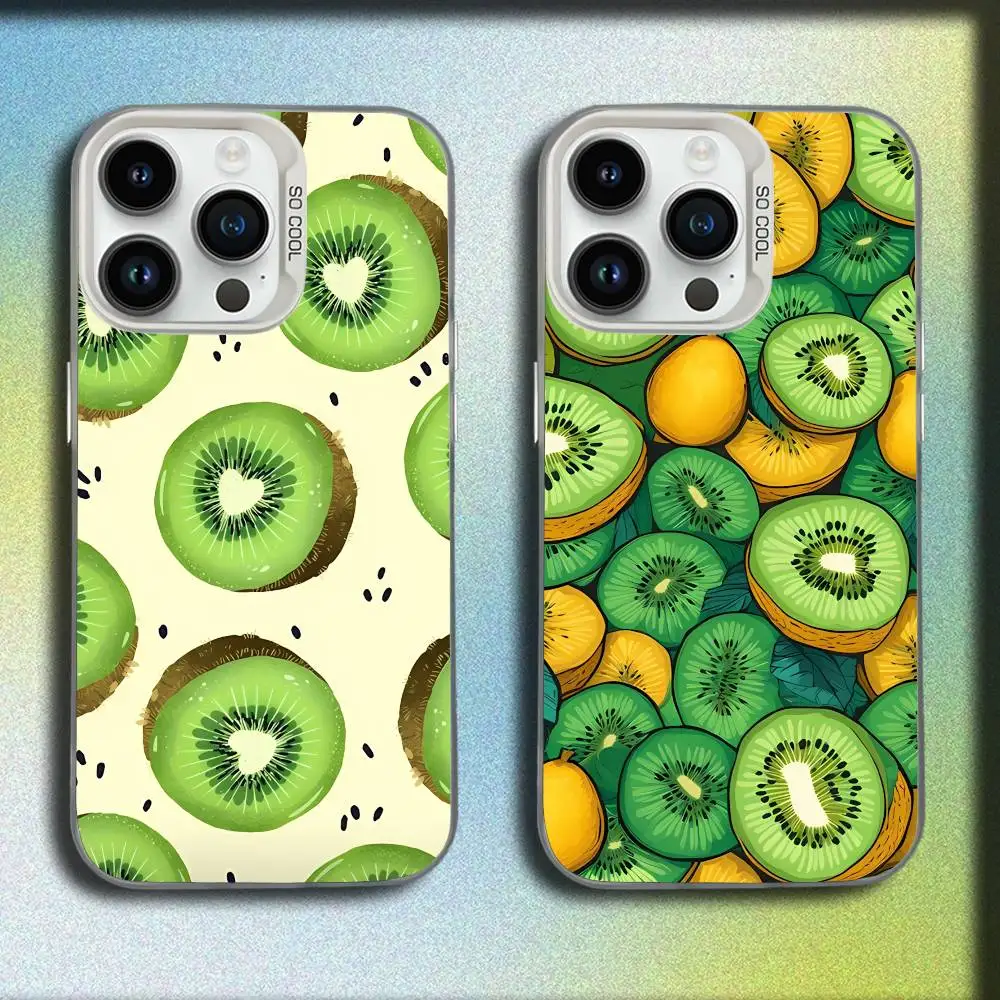

Kiwi Fruit Phone Case For iPhone 17,16,15,14,13,12,11,Pro,Max,Plus,E,SE4,Air,Mini White IMD Box