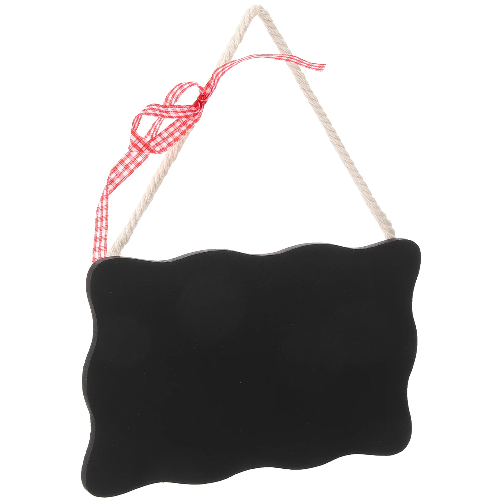 

Blackboard Sign Welcome Door Card Mini Chalkboard Plate Lightweight Sturdy String Portable Hanging Home Store Market