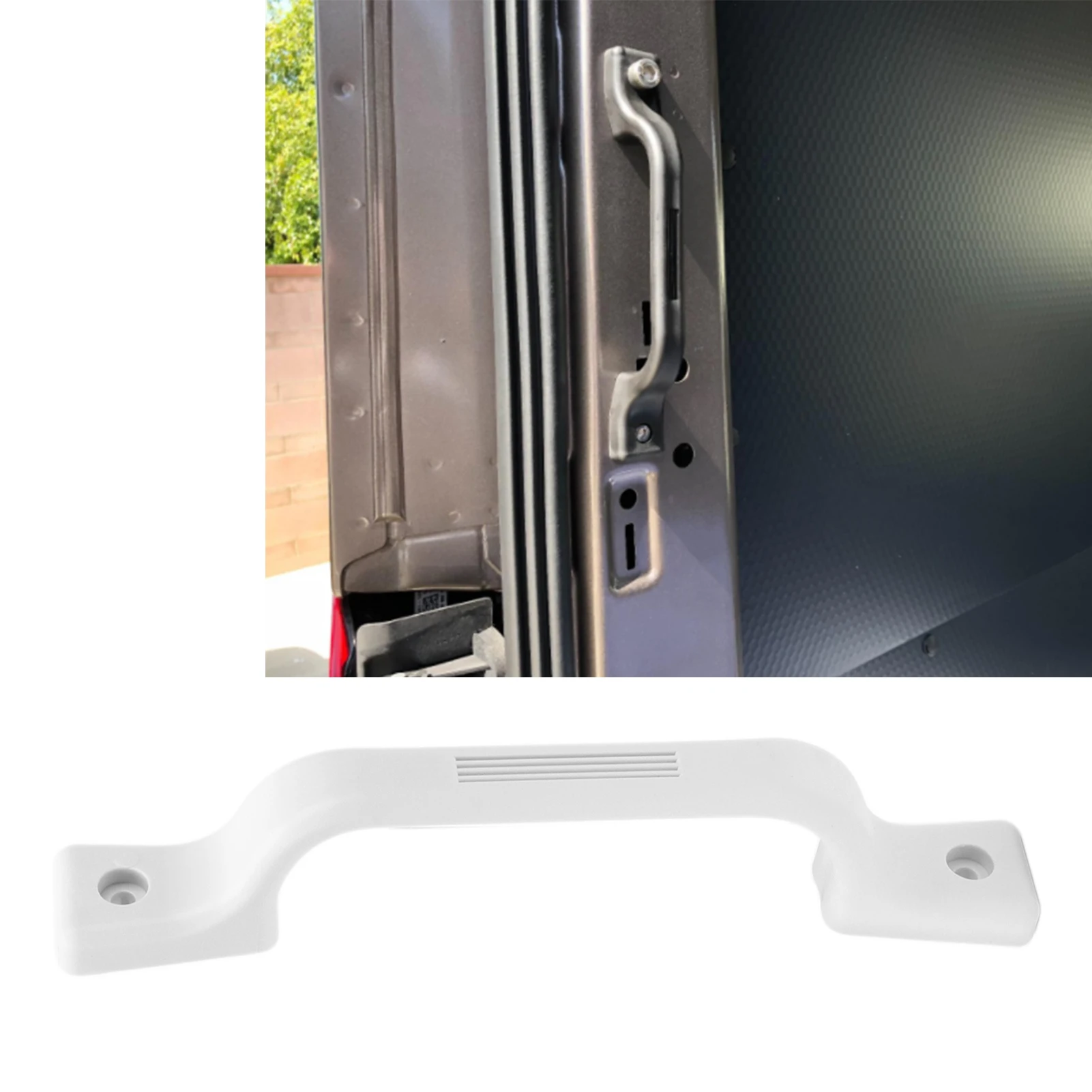 9.25in Plastic Grab Handle Entry Door Assist Bar White for RV Trailer  Motor Home Yacht Plastic Grab Handle RV Grab Handle
