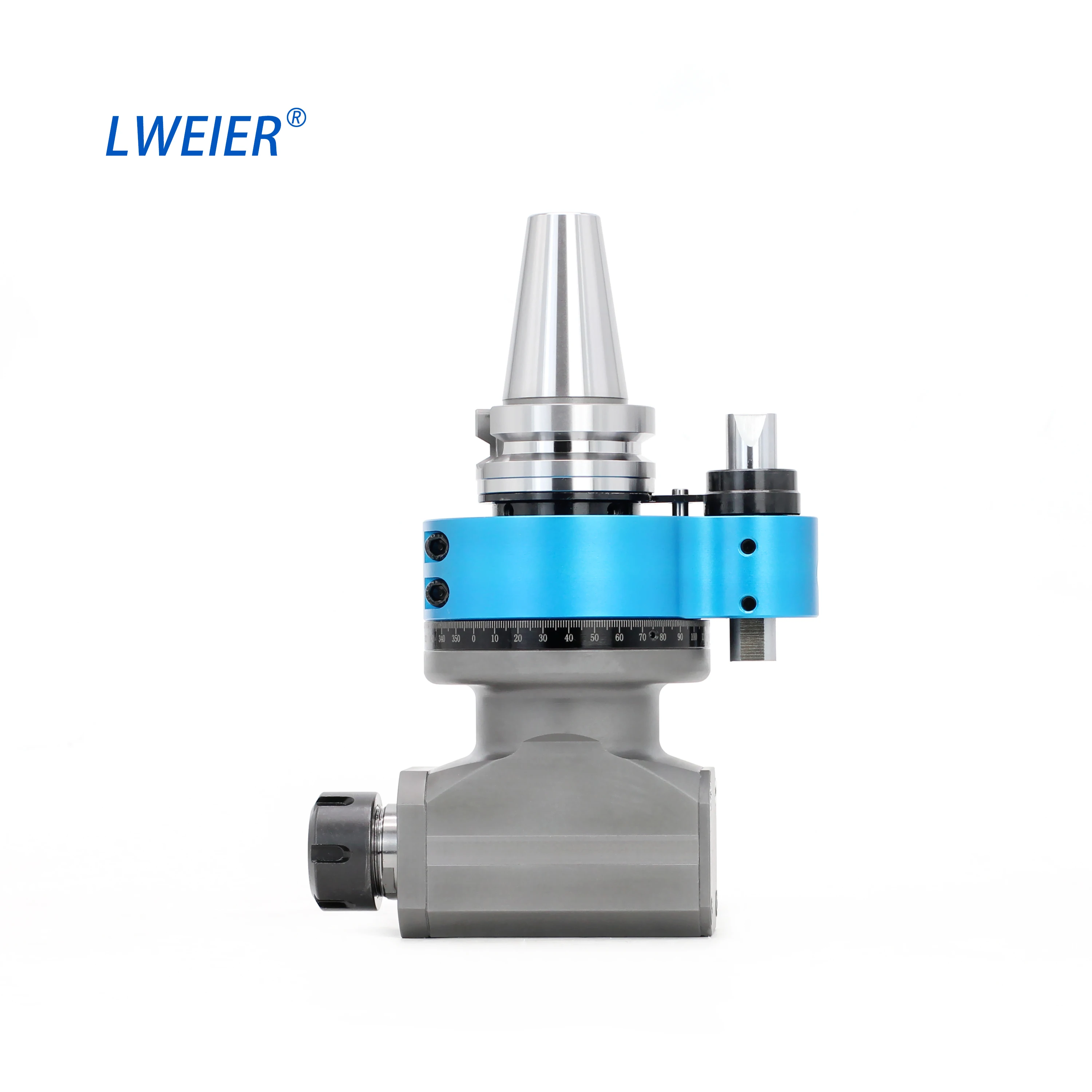 Side Milling Angle Head 90 Degree Right Angle Head BT/HSK/CAT/SK Automatic Tool Change Can Be Stored In The Tool Magazine