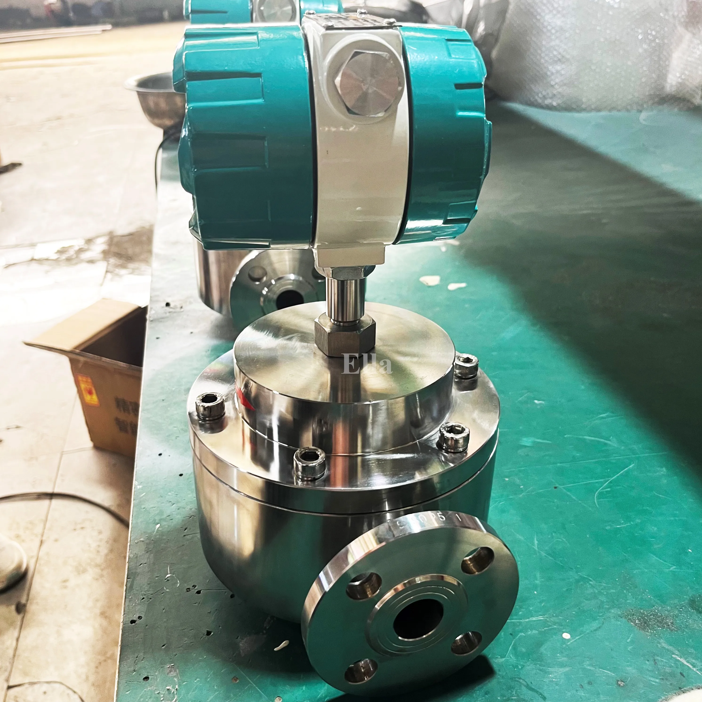 PN16 DN25 SS304 RS485 Modbus  Fuel Lubrication Oil Hydraulic Oval Gear Flow Meter