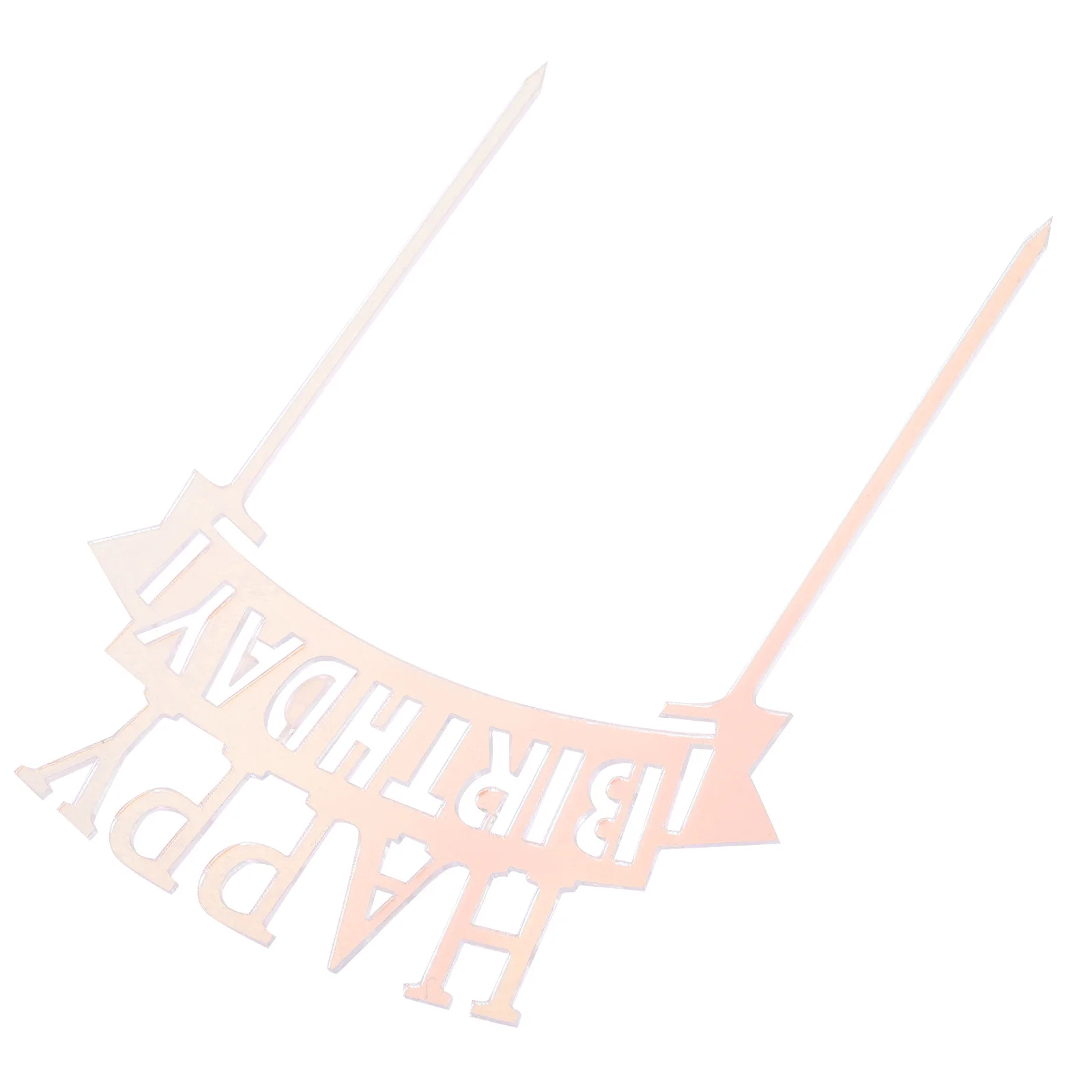 

Birthday Cake Topper Unique Arch Design Food Safe Happy Birthday Cake Decoration Cupcake Topper Party Decorative Props