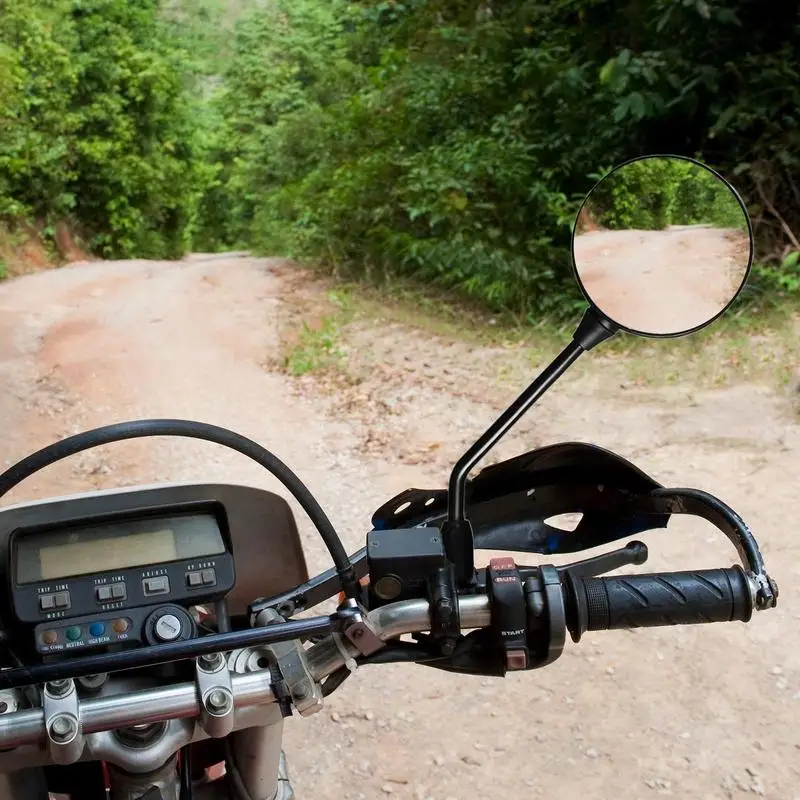 Rétroviseurs de moto à rotation réglable, rétroviseurs de sécurité, rétroviseurs latéraux robustes, RapDuty, 2 pièces