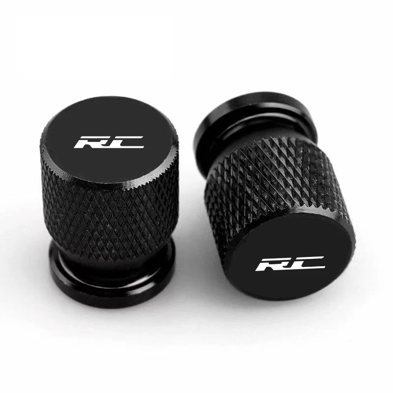 2pc Motorcycle Tire Valve Air Port Stem Cover Cap Plug For KTM RC 125 200 390 2013 - 2019 All Years CNC Accessories With LOGO RC