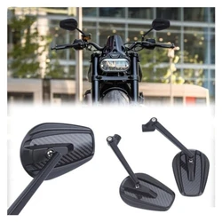 Motorcycle Carbon Universal 8MM 10MM RearView Mirrors For Honda Yamaha Suzuki Ruckus Grom Shadow Vstar650