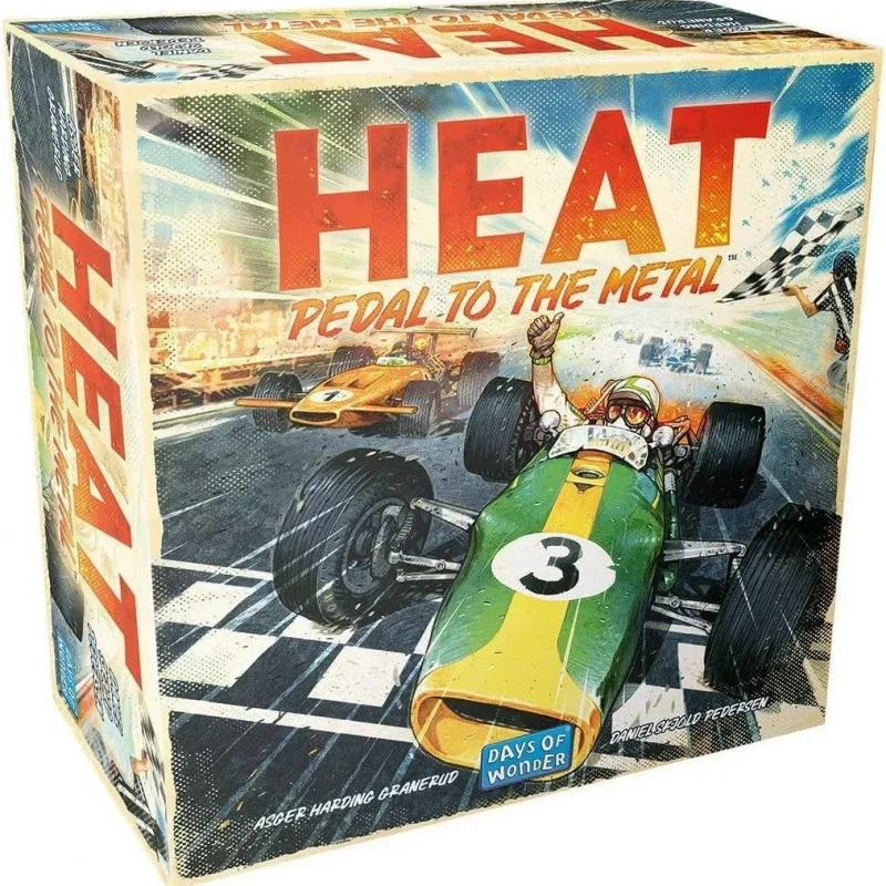 Heat:Pedal to the Metal Board Game 1–6 Players For Family Party English Strategic Entertainment Card Game Popular juegos de mesa