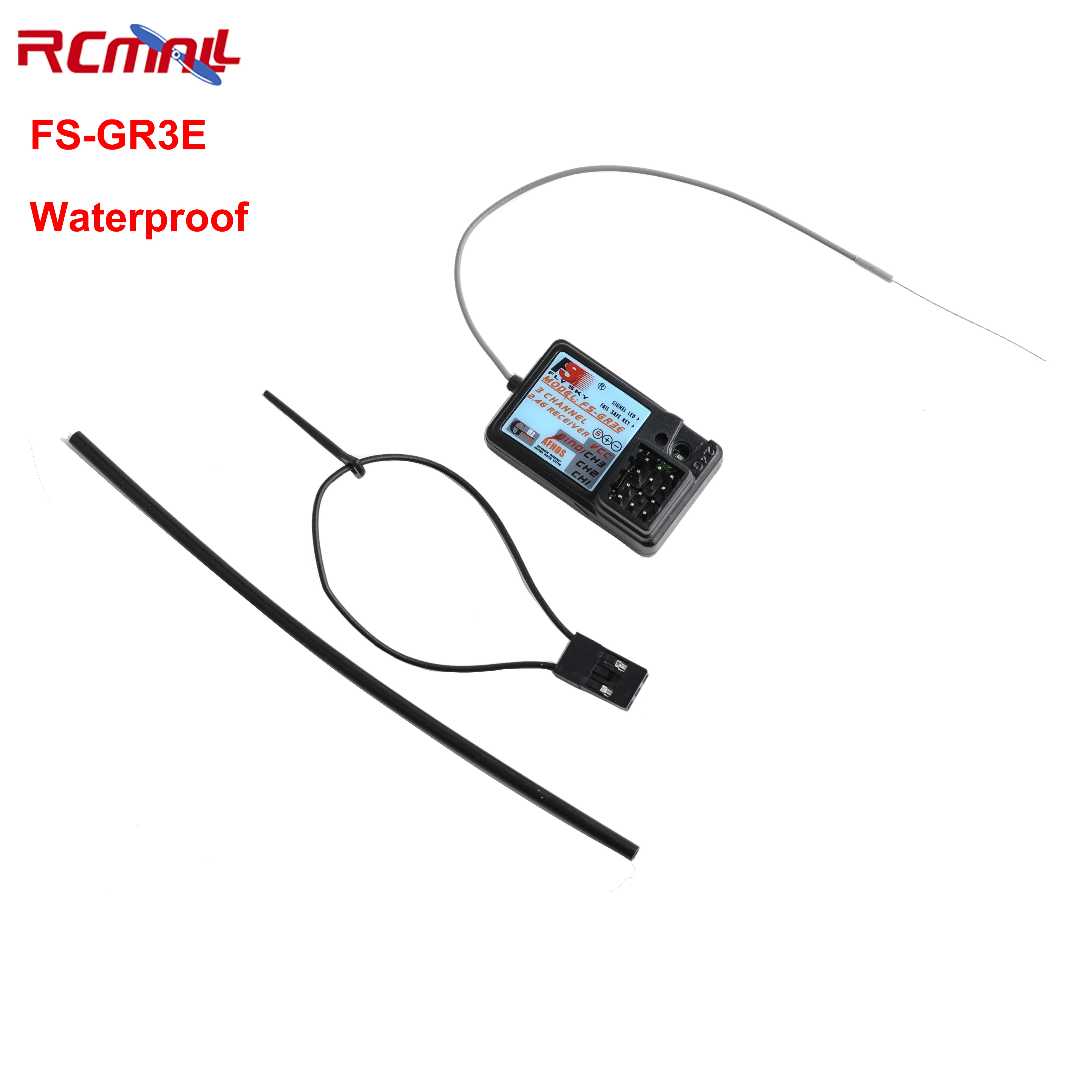 

FS-GR3E Waterproof Receiver 3 Channel 2.4G Frequency DC 4.0-6.5V for FS-GT3B FS-GT3C FS-GT2B FS-GT2G FS-GT2F FS-GT2E FS-GT2