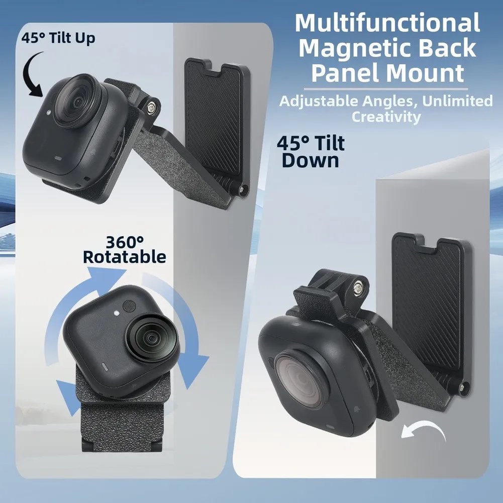 Magnetic Backplate Mount Stand Camera Bracket Holder Horizontal Vertical Multi-Angle Multifunctional Photography Accessories