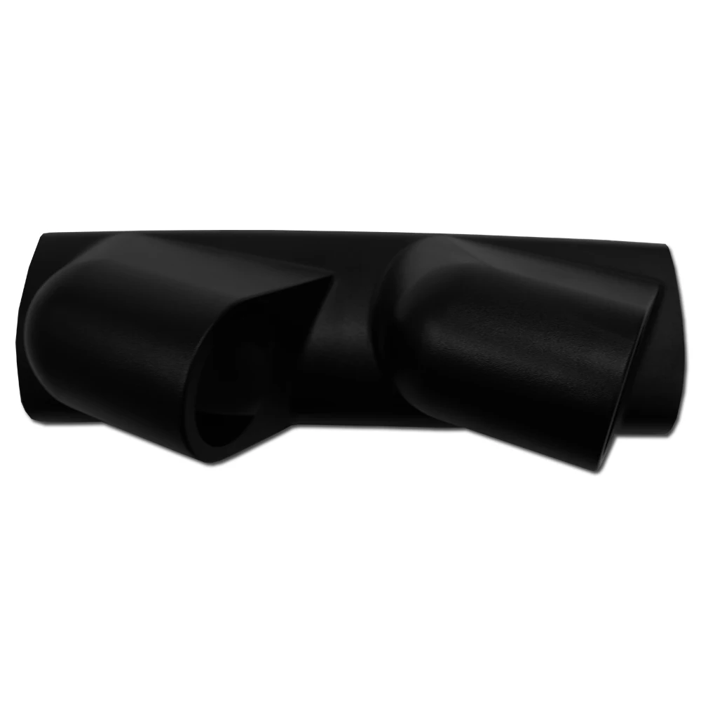 60Mm car black A-pillar double gauge