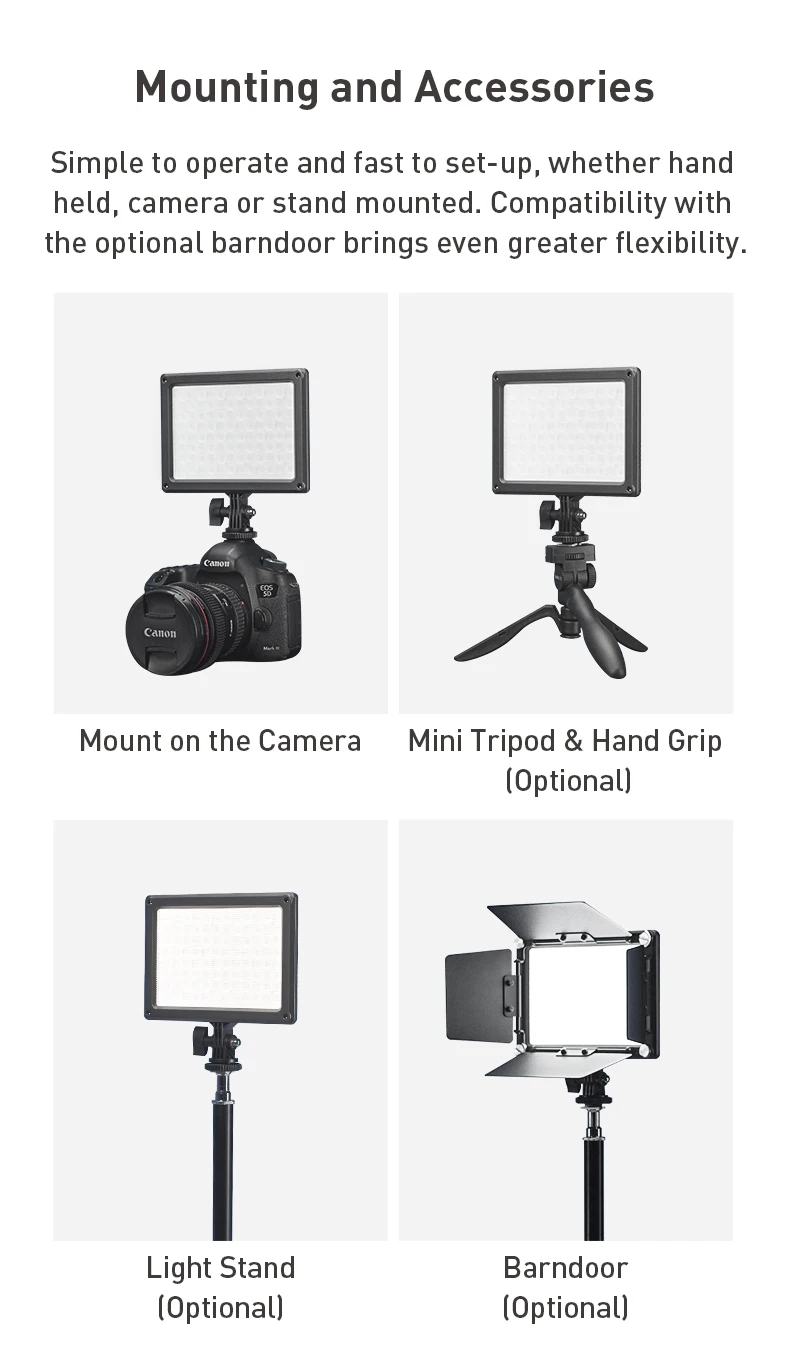 Nanguang MixPad II 11C RGB LED 패널 조명 2700K-6500K 사진 조명 램프 13W 비디오 스튜디오 촬영 라이트 패널