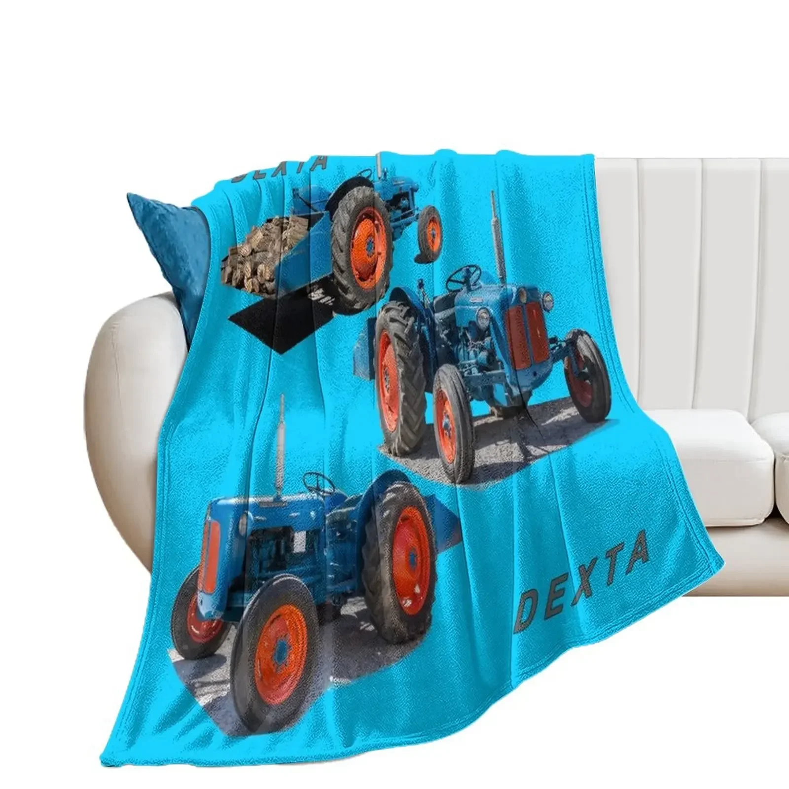 

Fordson Dexta, Throw Blanket Decorative Throw Retros Blankets For Bed Blankets