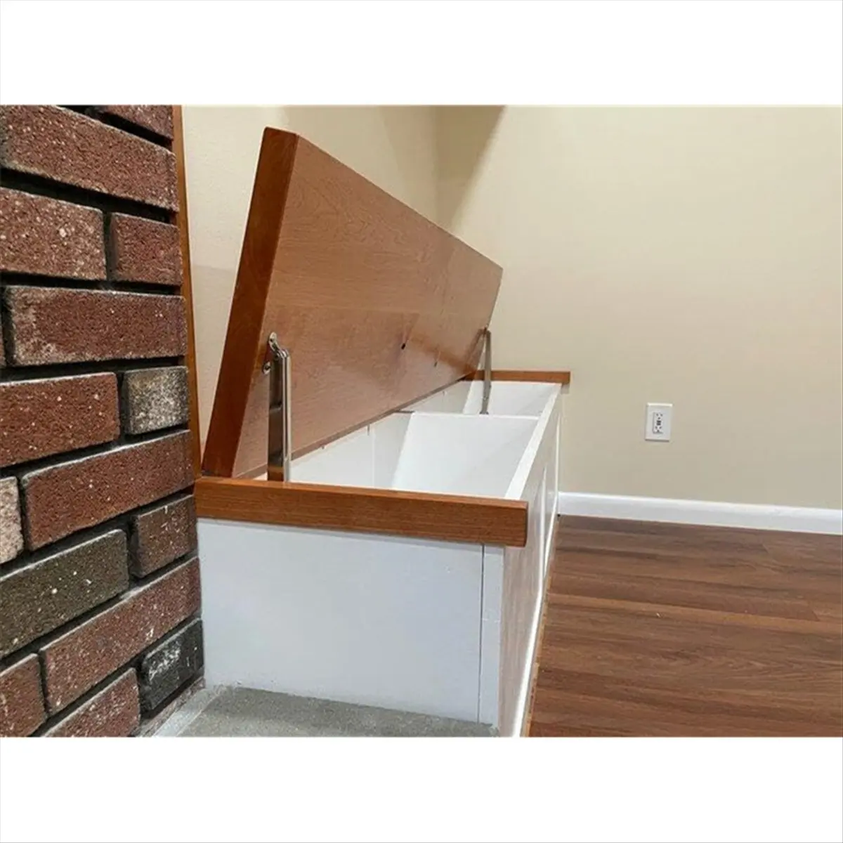 

Надежный - 2 упаковки газовых пружинных петель 150N для тяжелых крышек, чтобы сохранить опускать, пониз и мягкое закрытие, гидравлические петли