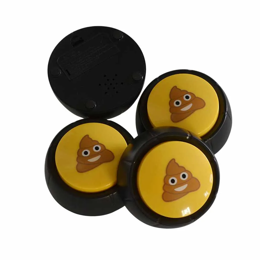 Funny Spoof Poop Fart Button Sound Squeeze Box April Fool's Day Office Prank Toy Simulated Poop Sound Box Practical Gag Joke Toy