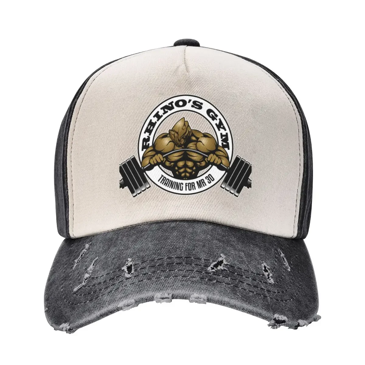 

Rhino's Gym - Training for Mastery Rank 30 Baseball Cap Luxury man cap Sunscreen black For Man Women's