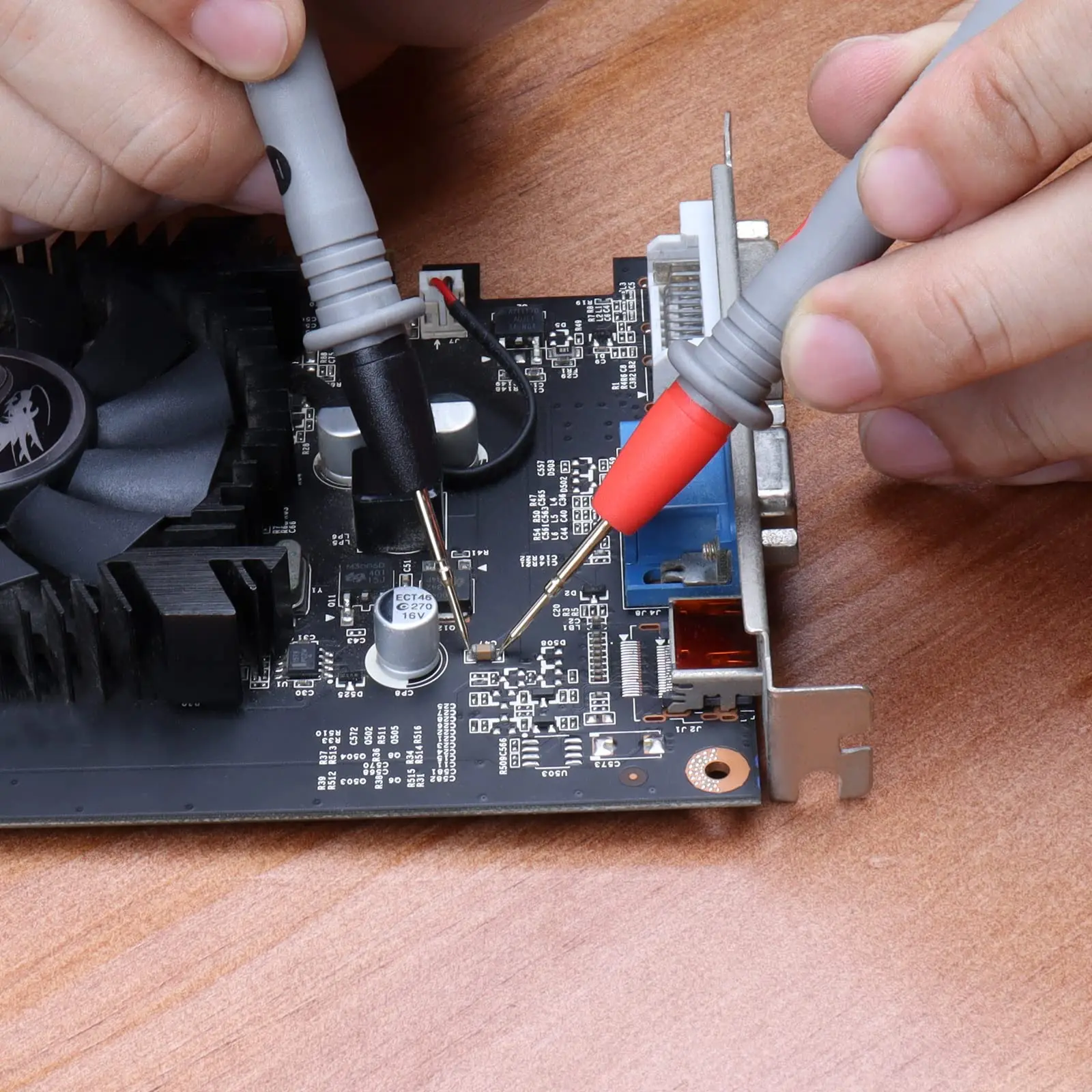 2 Buah Multimeter Lead 1000V 20A Multimeter Test Lead Colokan Pisang untuk Multimeter Digital